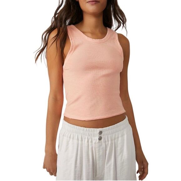 Free People size XS melon tank (v1) - Picture 1 of 6